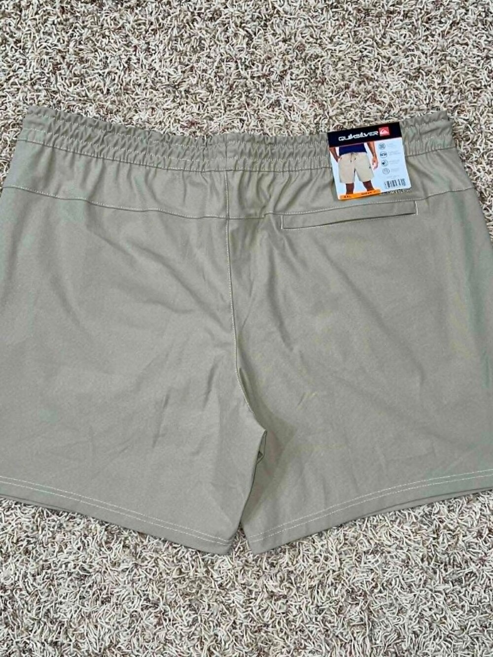 Quiksilver Men's Active Shorts Tan, Size XXL (New)